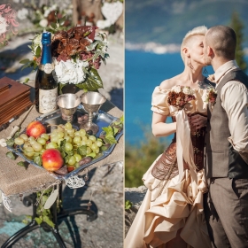 Свадьба в Черногории, Стиль Гарри Поттер
